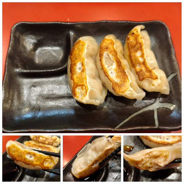 「餃子(3個)　¥260」@つけめん工房 浅草製麺所の写真