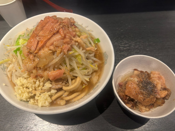「豚そば1,200円+縄麺100円」@豚そば 竜の道の写真
