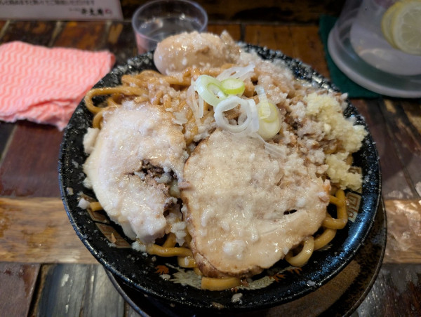 「爆盛油脂麺」@らーめん 平太周 味庵の写真