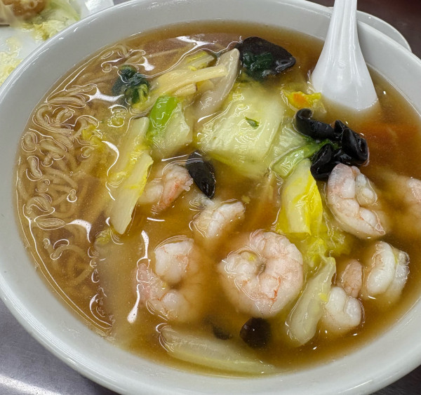 「エビそば」@満洲園の写真