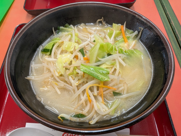 「やさいラーメン」@くるまやラーメン 足立保木間店の写真