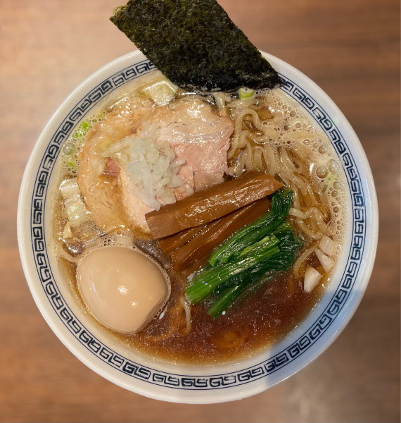 「特製煮干ラーメン、麺大盛り」@RAMEN and TSUKEMEN Number.9の写真