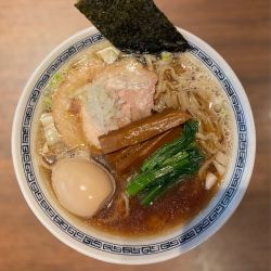 特製煮干ラーメン、麺大盛り