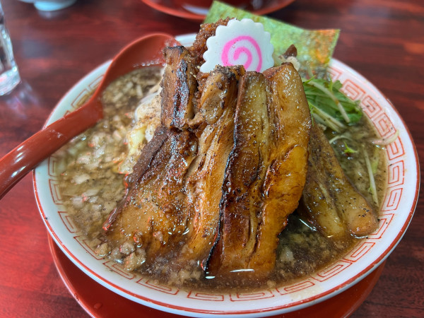 「こってり中華そば醤油 のせ郎TP 1370円」@亀有中華そば 水しまの写真