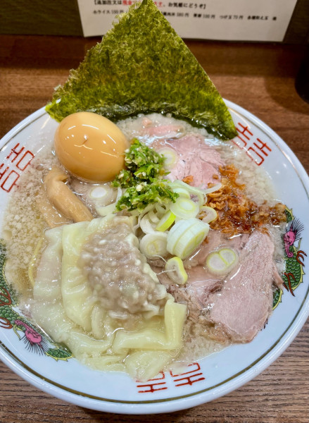 「コッテリ中華そば　塩　特製」@一条流中華そば 智颯の写真