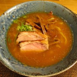鴨中華そば(手揉み麺)1150円