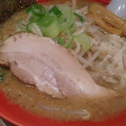 背脂味噌 950円＋半ライス 100円