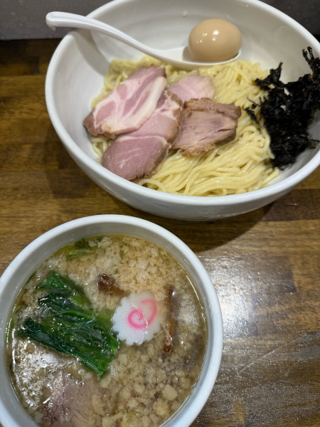「特製背脂生姜醤油つけ麺」@生姜醤油専門 我武者羅 幡ヶ谷本店の写真
