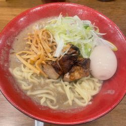 極濃豚骨（麺大盛）＋味玉