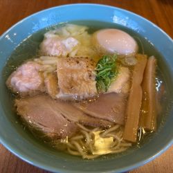 特製名古屋コーチンの極上炙り肉中華そば(塩)1450円