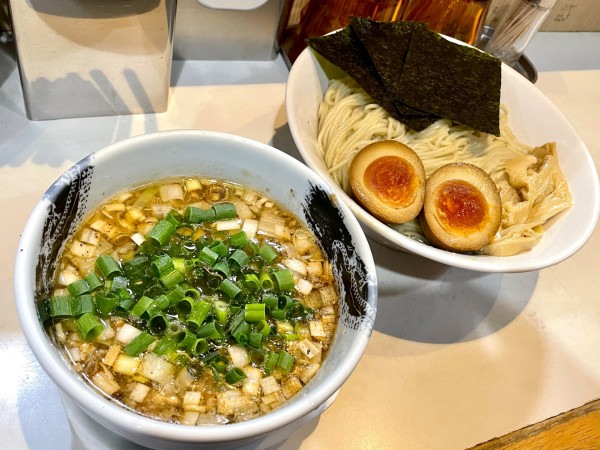 「＜気まぐれ限定 ＞ 昆布水の淡麗醤油つけ麺」@麺屋 扇 SENの写真