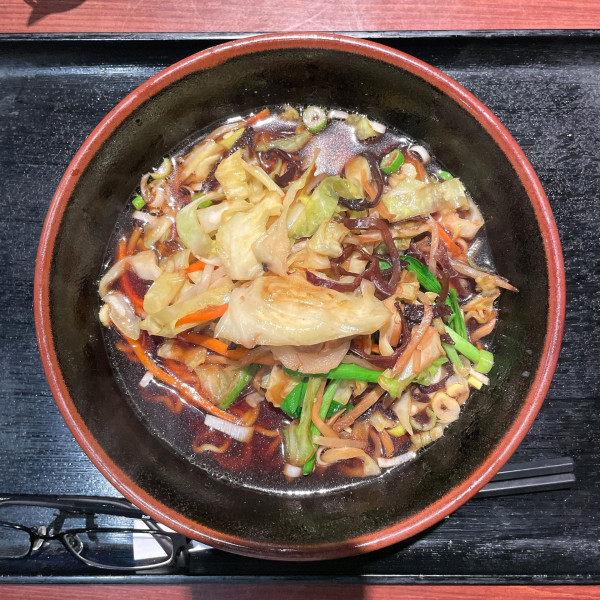 「野菜たっぷり汁そば」@南天玉 新川店の写真