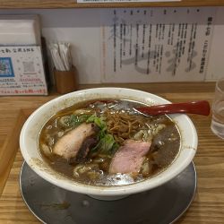 喜多方らーめん(煮干) 中盛