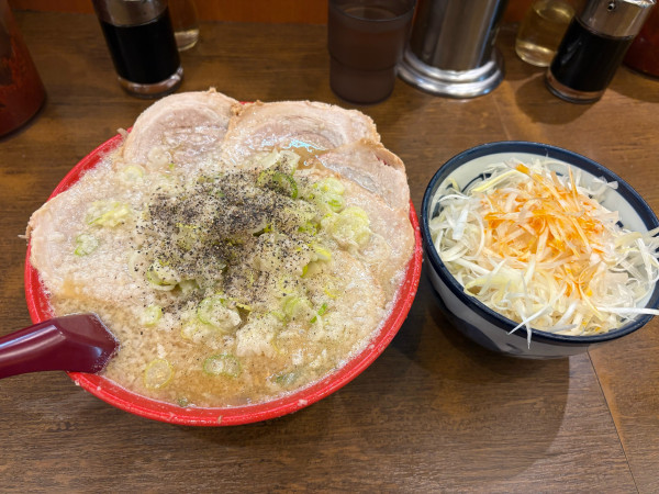 「味噌チャーシューダブル」@らーめん弁慶 門前仲町店の写真