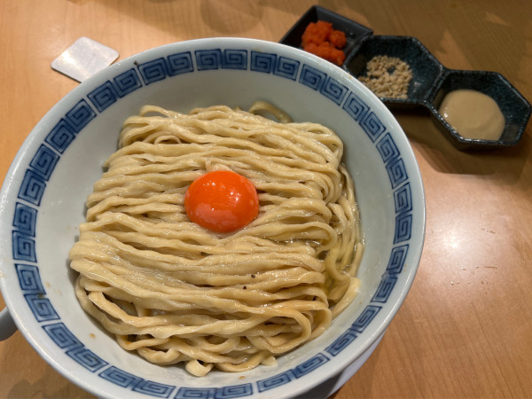 「釜玉油そば」@中華そば 千乃鶏の写真