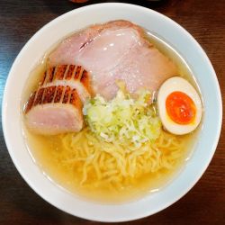 【限定3】鴨そば 塩＋ビール