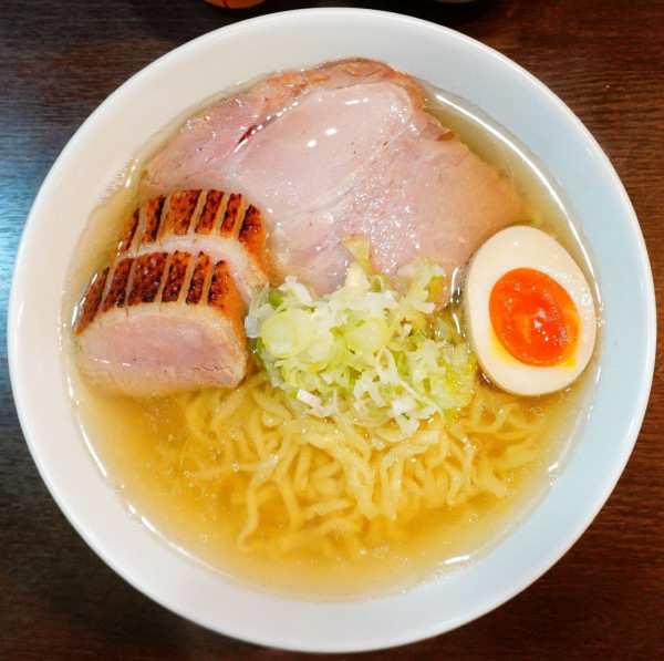 「【限定3】鴨そば 塩＋ビール」@中華そばイデタの写真