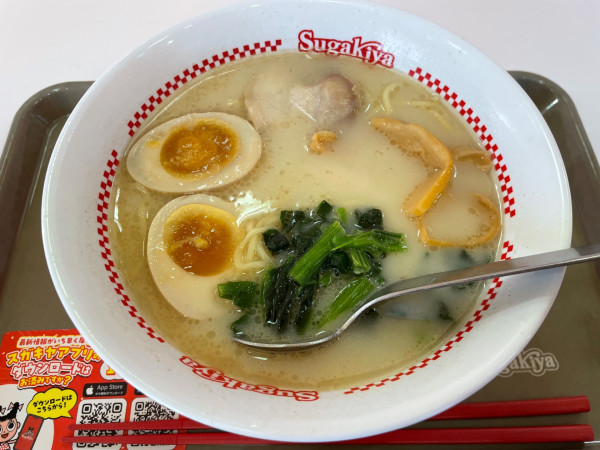 「濃い味スガキヤラーメン　￥６３０」@スガキヤ 大府アピタ店の写真
