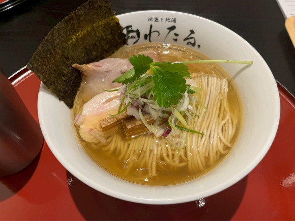 「あら炊き中華蕎麦　白醤油」@あら炊き中華そば わたる 幸町店の写真