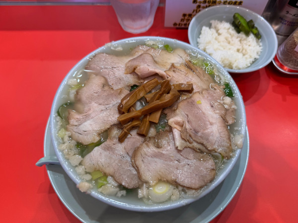 「ねぎとんラーメン＋無料半ライス 他」@ラーメンねぎとんの写真
