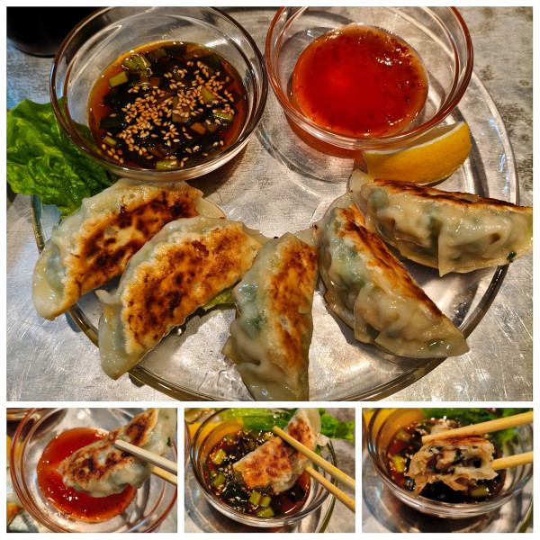 「海老餃子(6個)　¥600」@麺 やまらぁの写真