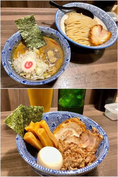「特製カレーつけ麺 中 煮干ver.＋ビール」@狼煙 〜NOROSHI〜の写真