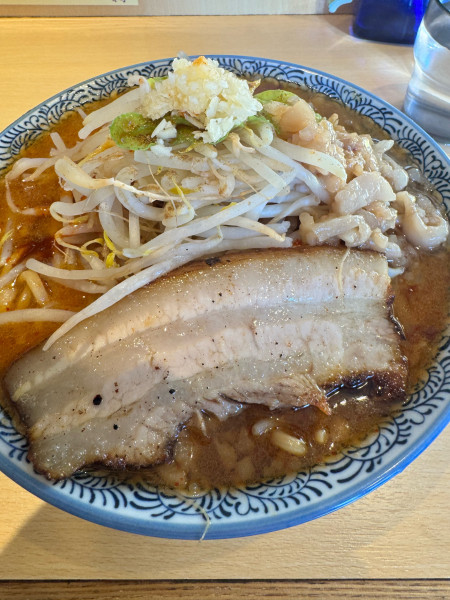 「どて辛味噌らーめん小1100円」@どてちんの写真