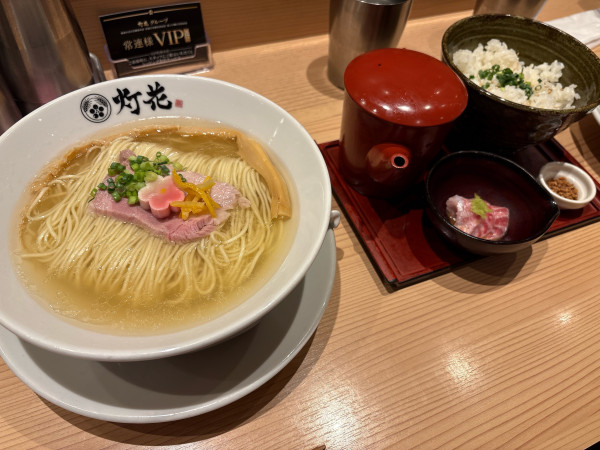 「鯛塩そば」@鯛塩そば灯花 本店の写真
