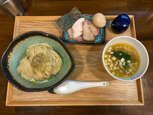 「貝節昆布水つけそば」@CLAM＆BONITO貝節麺RAIKの写真