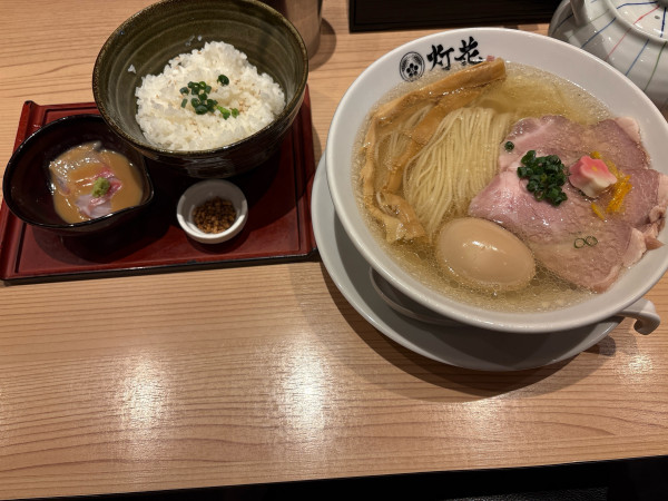 「鯛塩そば」@鯛塩そば灯花 本店の写真