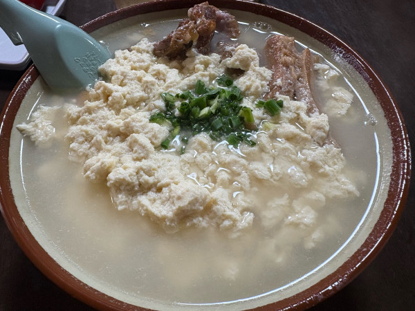 「[限定]ゆし豆腐そば」@なかむら屋 屋台そば 駅前店の写真