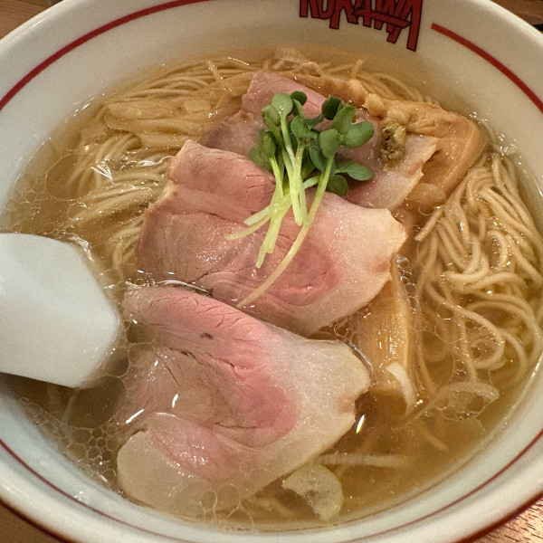 「牛骨精湯中華そば」@中華そば 流川の写真