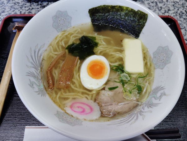 「塩バターラーメン　　620円」@お食事処 一番の写真