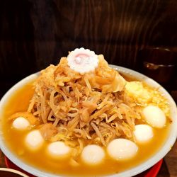ラーメン(少なめ)生卵🆓まさお＋紅しょうがW