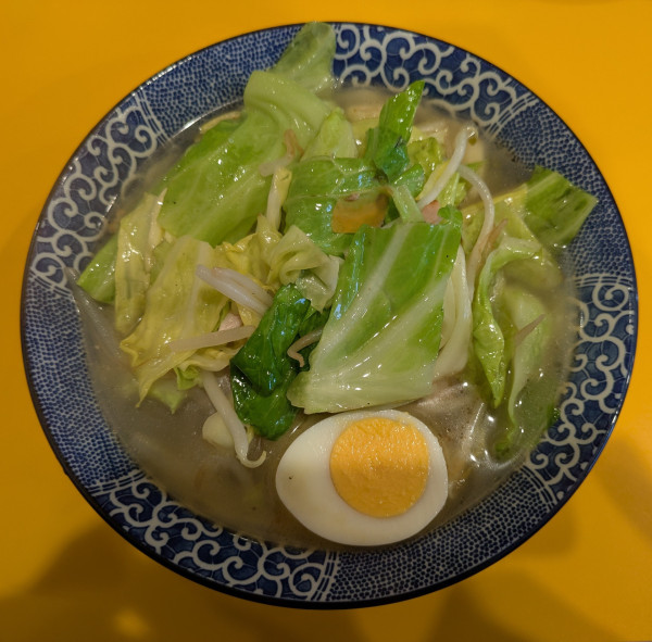 「タンメン：900円」@西新井らーめん 駅前店の写真