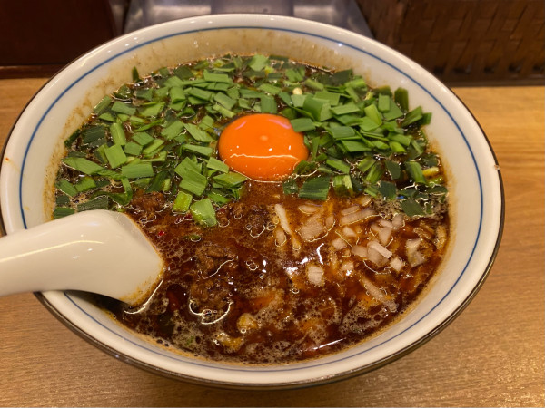 「冬季限定味噌辛ニラそば980円+替え玉（１玉）150円」@らぁ麺 ふじ松の写真