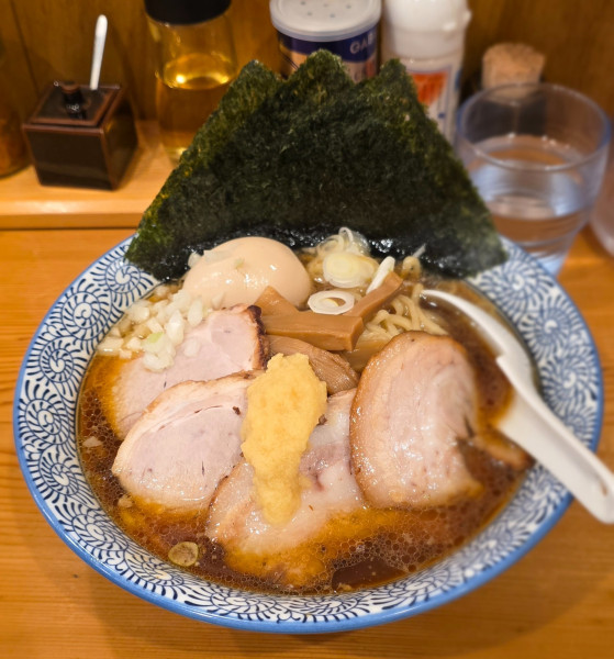 「特製コク生姜そば大盛り」@中華そば 笑歩の写真