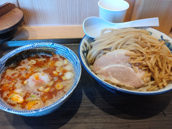 「新春限定　海老つけ麺大」@舎鈴 カインズスーパーセンター上里本庄の写真