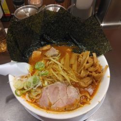 辛味噌930円アプリクーポンでメンマコロチャー海苔