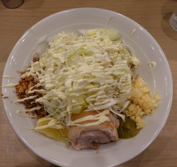 「【限定】汁なし ネギ油（1,300円）」@麺屋 味方 蒲田店の写真