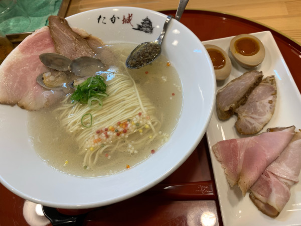 「特製貝出汁中華そば」@中華そば たか城の写真