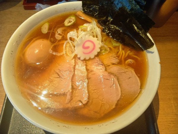 「特製中華そば大」@中華そば 勝本の写真