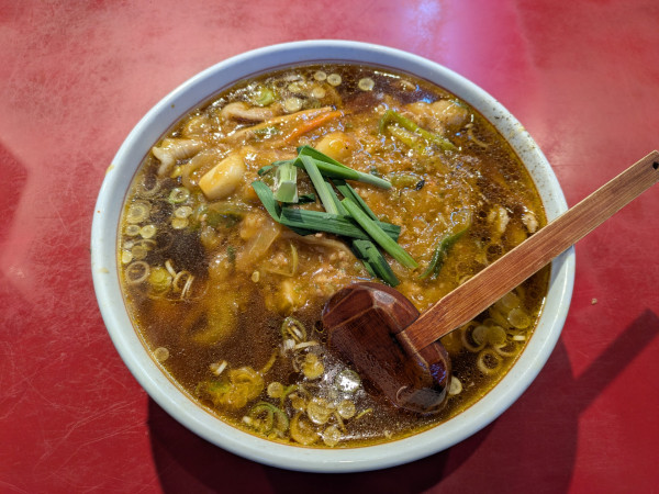「スタミナらーめん　1320円」@ラーメン桐生 足利店の写真