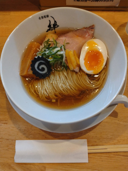 「柚子香る！白醤油らぁ麺」@自家製麺 絆の写真
