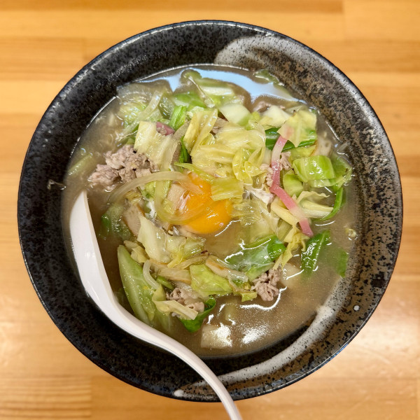 「卵入りちゃんぽん（1,000円）」@結城ちゃんぽんの写真