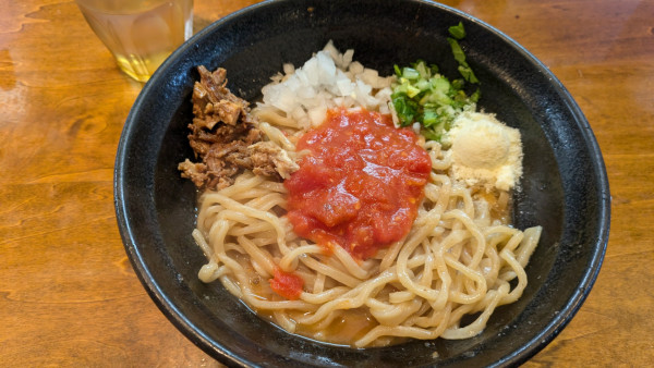 「エビまぜそば」@はりけんラーメンの写真