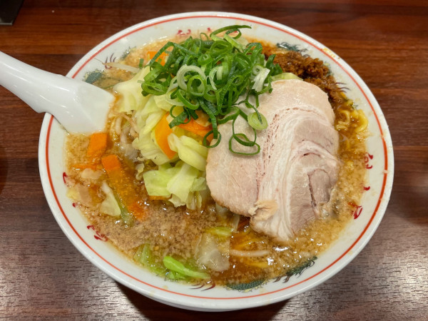 「北海道濃厚味噌らぁめん」@ラーメン魁力屋 府中白糸台店の写真