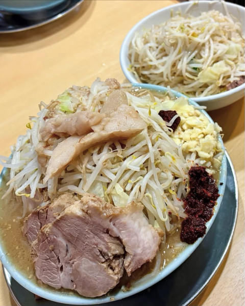 「辛味白坦々麺 ホワイトアウト」@ラーメン二郎 八王子野猿街道店2の写真