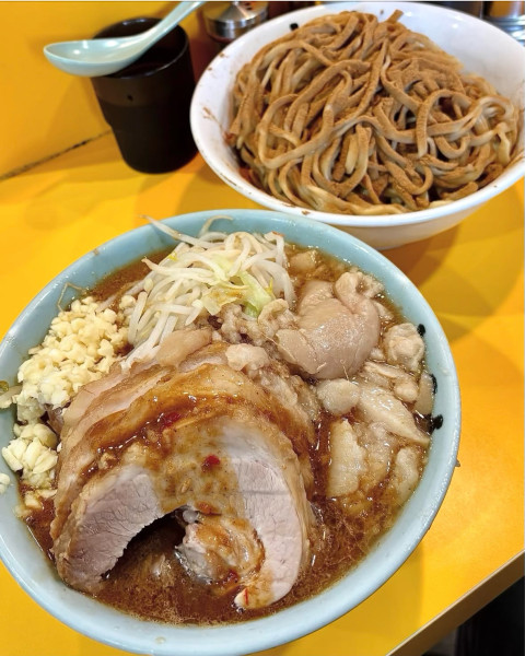 「限定 エビーレン3 つけ麺 ブタ増し」@ラーメン二郎 八王子野猿街道店2の写真