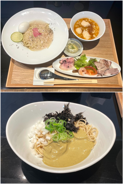「スペシャルオマール海老の濃厚餡かけつけ麺＋牡蠣の和え玉」@Fishmenの写真
